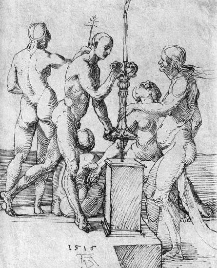 Albrecht Durer Male and Female Nudes